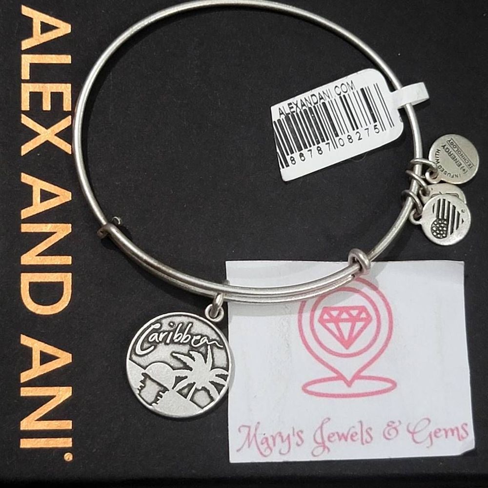 Alex and Ani Caribbean charm bracelet